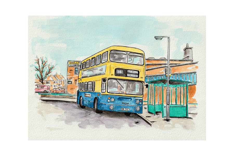 Draw my city illustration