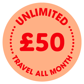 Unlimited £50 travel all month